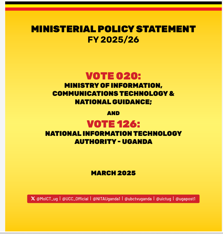 Uganda’s Digital Transformation Agenda: Insights from the FY 2025/26 Ministerial Policy Statement